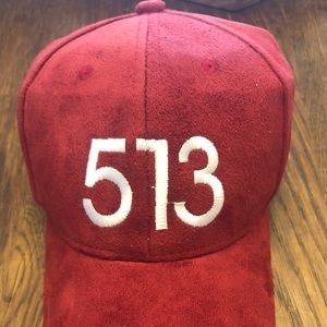 New Red suede 513 hat.